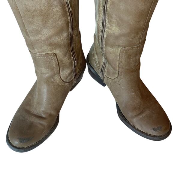 Calvin Klein Raelin 2 Leather Tall Boots 6 - Picture 8 of 13